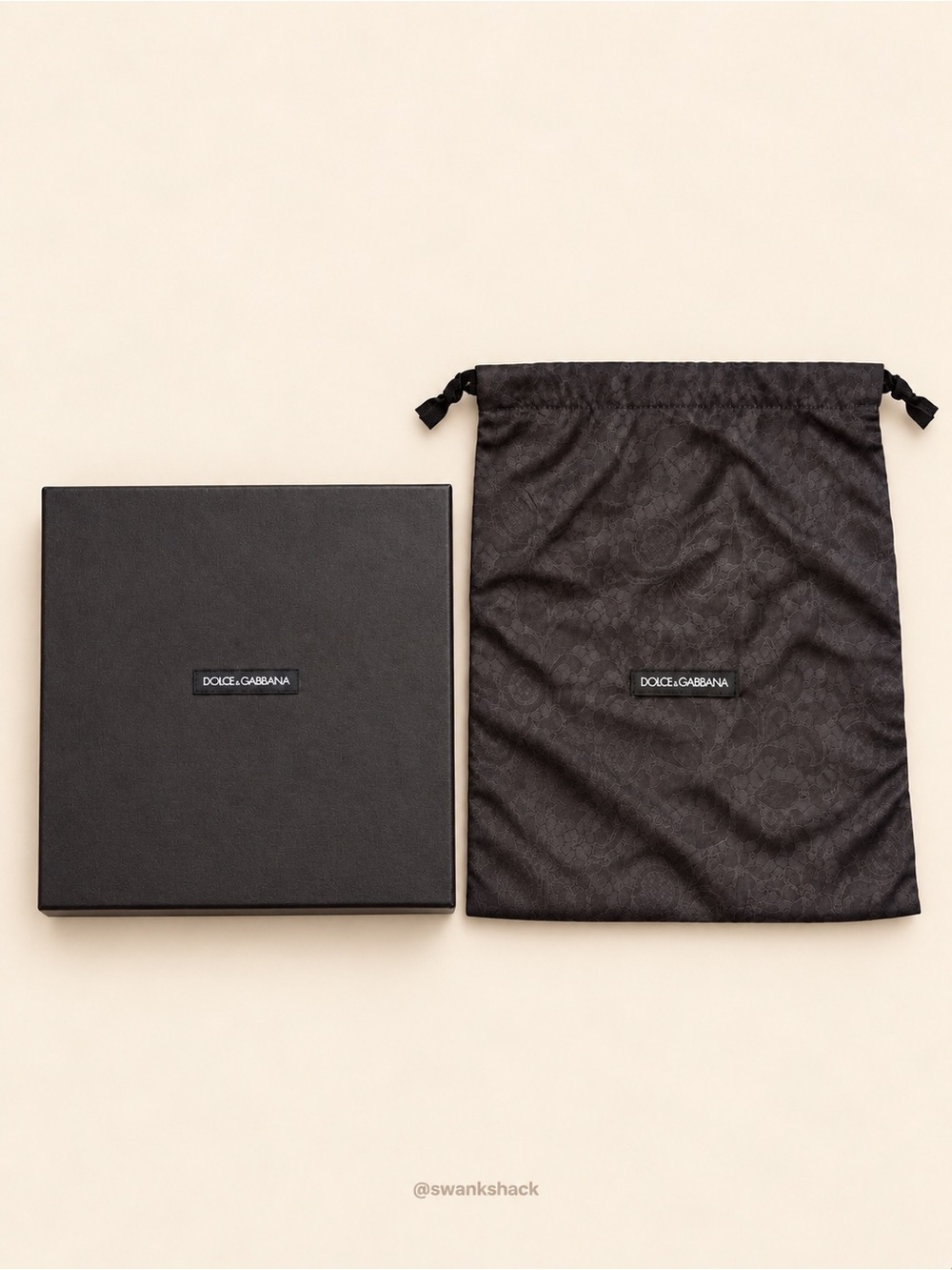 Dolce & Gabbana Empty Box & Floral Dust Bag Bundle
